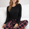 Conjunto Feminino Inverno  Feminino Adulto em Suede com Calça Legging