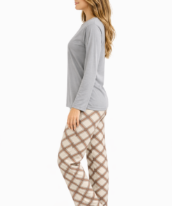 Conjunto Inverno Feminino Adulto em Malha PV - Imagem 3