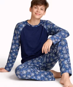 Conjunto Inverno Infantil Masculino em Suede Manga Ragram