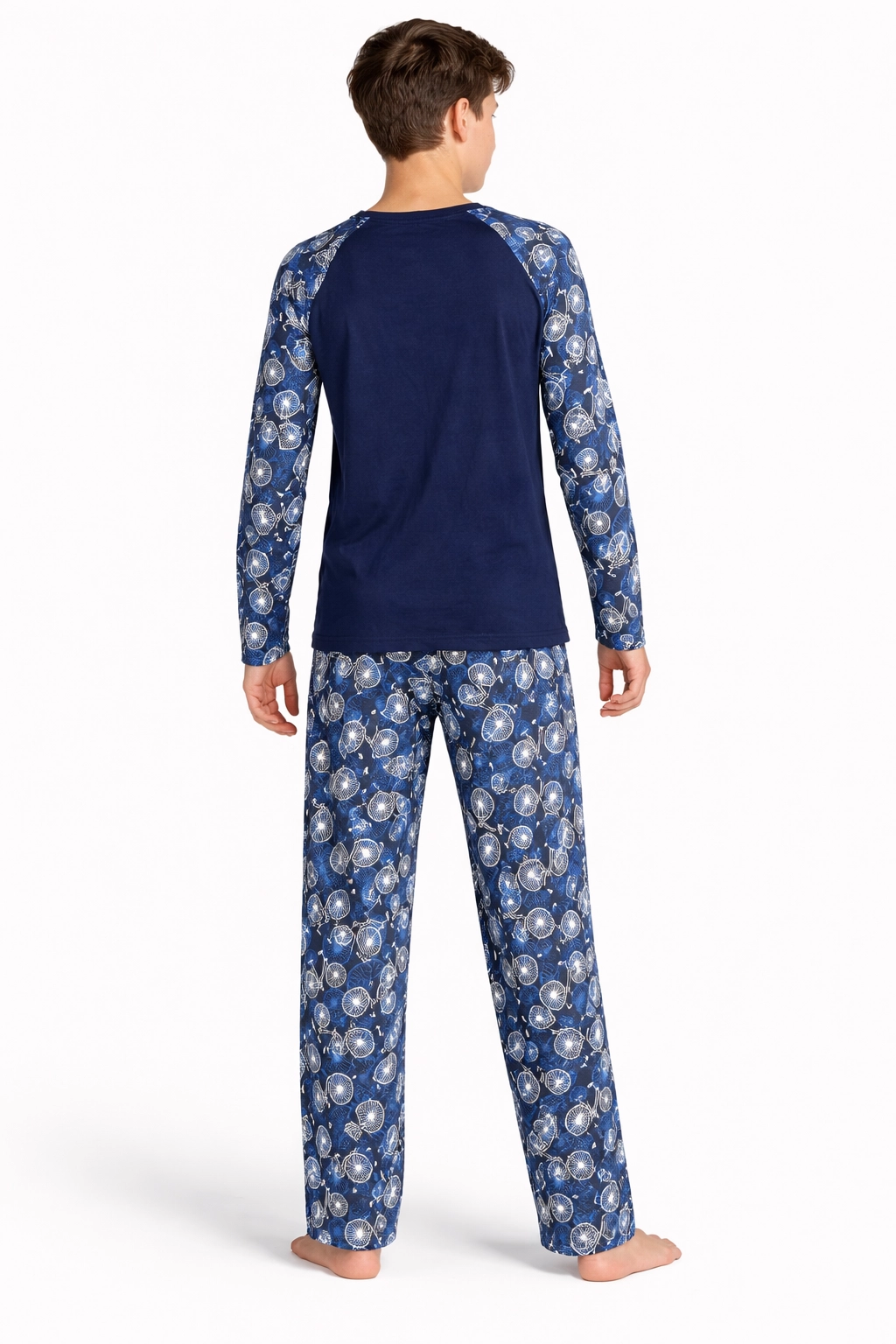 Conjunto Inverno Infantil Masculino em Suede Manga Ragram - Imagem 2