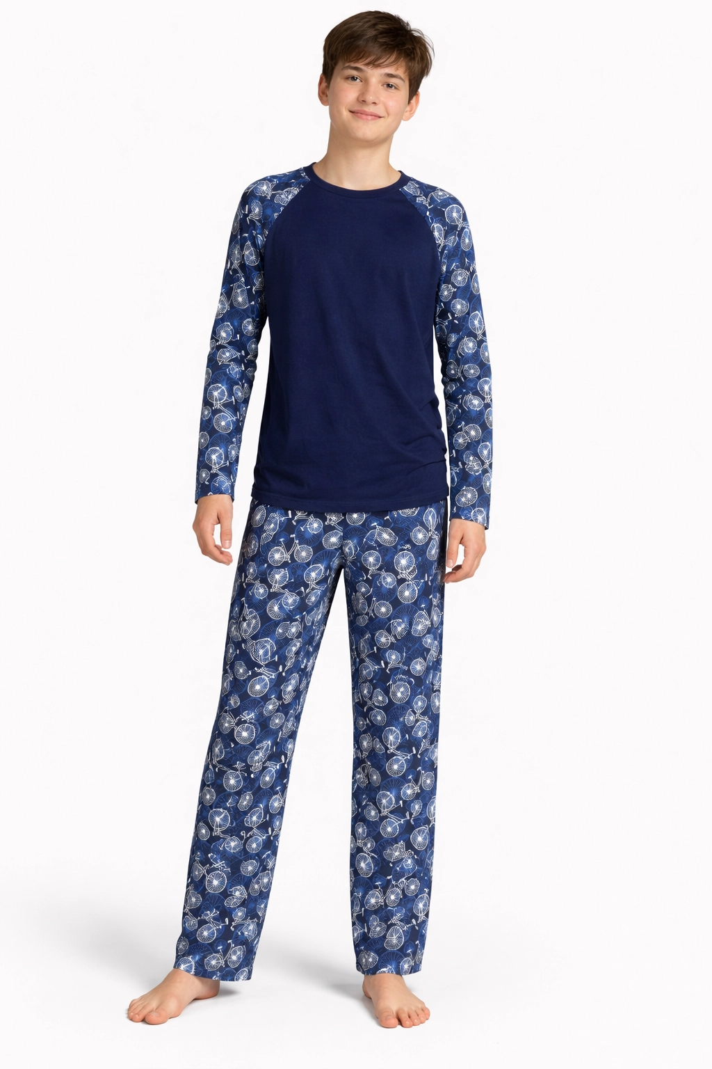 Conjunto Inverno Infantil Masculino em Suede Manga Ragram - Imagem 3