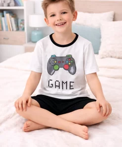 Conjunto Curto Infantil Masculino em Malha - Imagem 3