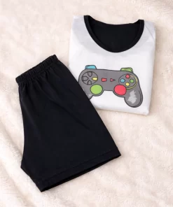 Conjunto Curto Infantil Masculino em Malha - Imagem 4