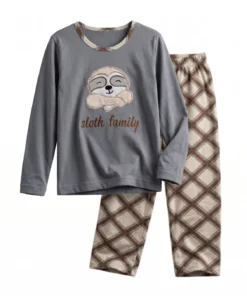 Conjunto Inverno Feminino Infantil em Malha PV