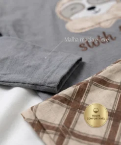 Conjunto Inverno Feminino Infantil em Malha PV - Imagem 5