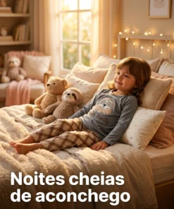 Conjunto Inverno Feminino Infantil em Malha PV - Imagem 7
