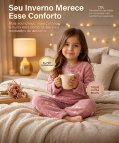Conjunto Longo Infantil Feminino Em Freece Princess - Imagem 10